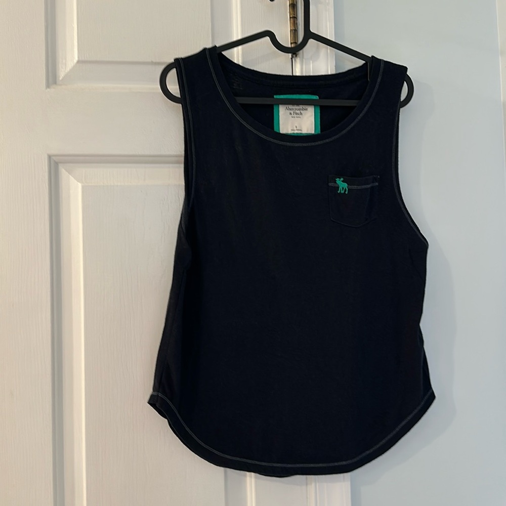 Navy blue Abercrombie Muscle Tee